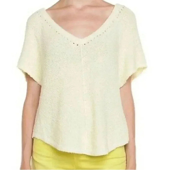 Free People Knit Sweater Size M Summer Romance Relaxed Fit - Picture 1 of 8